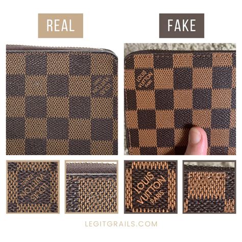 louis vuitton checkered wallet real vs fake|louis vuitton wallet original price.